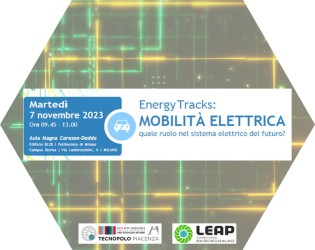 Energy Tracks: MOBILITÀ ELETTRICA, quale ruolo nel sistema elettrico del futuro? 