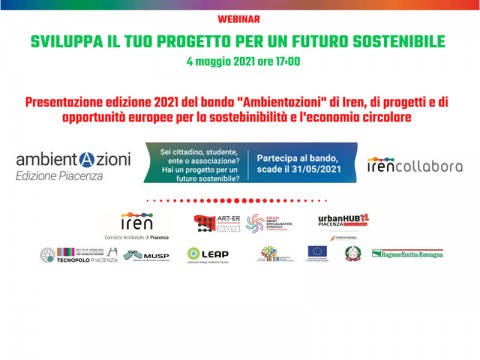 Webinar Sviluppa il tuo progetto per un futuro sostenibile
