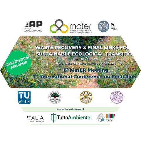 6th MatER Meeting and 7th Conference on Final Sinks – APERTE LE ISCRIZIONI