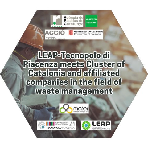 LEAP-Tecnopolo di Piacenza meets Cluster of Catalonia and affiliated companies in the field of waste management
